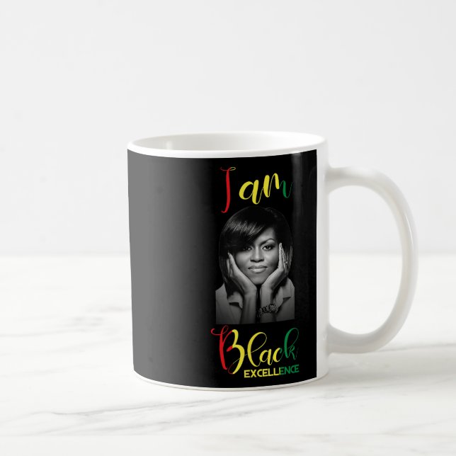 Mug Michelle Obama Black Excellence Black History Mont (Droite)