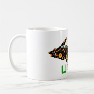 Mug Michigan - design branché de la péninsule supérieu