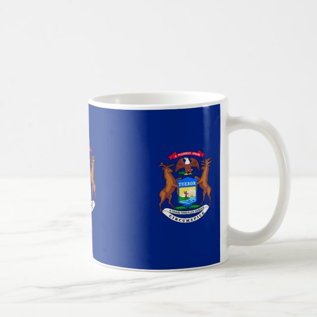 Mug Michigan State Flag Design (Droite)