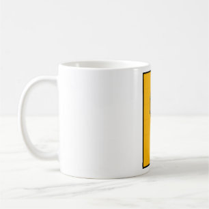 Mug Microphone Rétro sur Jaune Gras