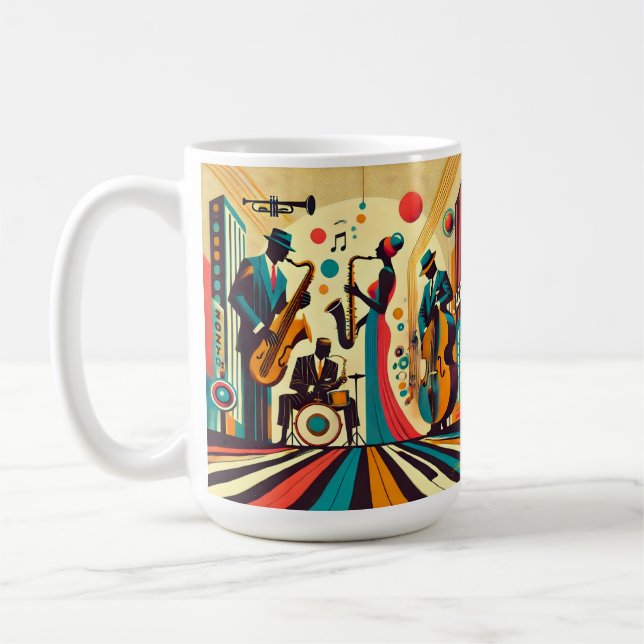 Mug Mid Century Jazz Age Quartet (Gauche)