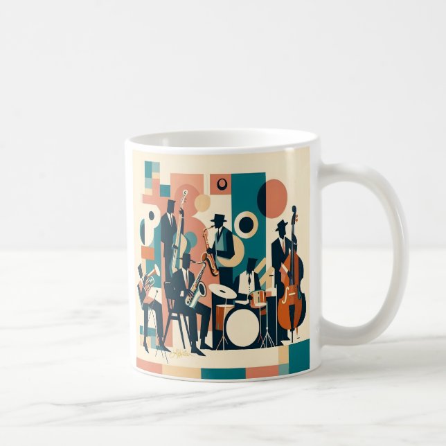 Mug Mid Century Jazz Age Sextet (Droite)