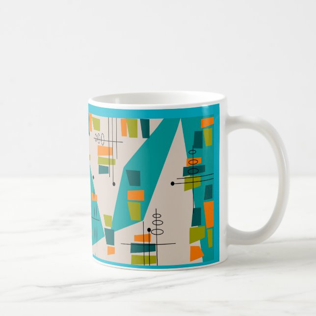 Mug Mid-Century Modern Abstract #55 (Droite)