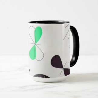 Mug Mid Century Modern Green Physics