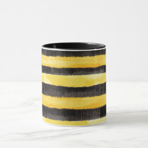 Mug Miel Abeille Noir Or Jaune Noël