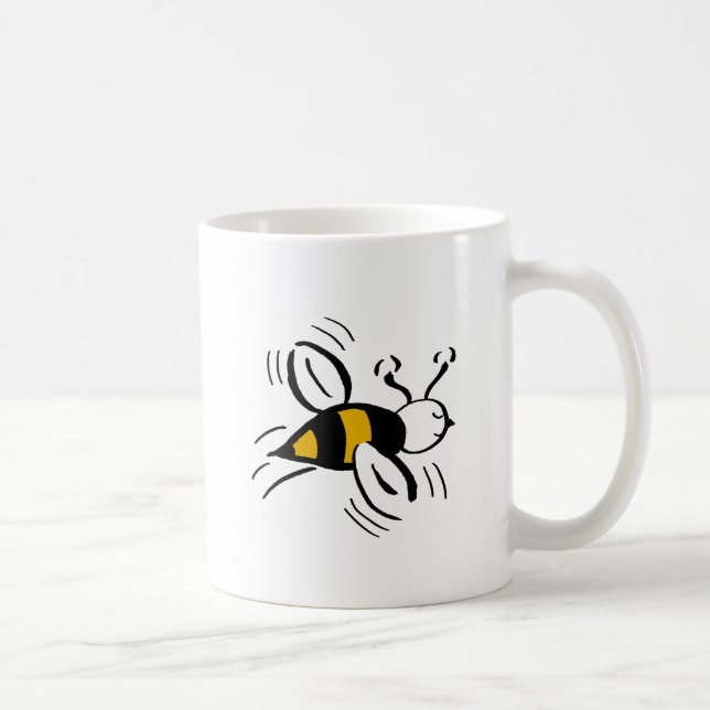 Mug Miel libre et noir d'abeille (Droite)