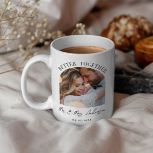 Mug Mieux ensemble arche photo mariage cadeau décorati