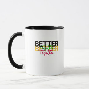 Mug Mieux ensemble dans un style familial sincère