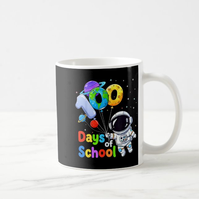Mug Mignon 100 Jours D'école Astronaute Espace Enfants (Droite)