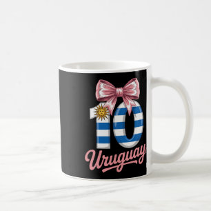 Mug Mignon 10 Uruguay Fille d'anniversaire Numéro 10 F