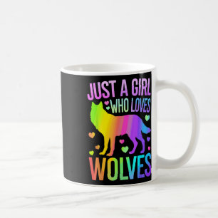 Mug Mignon Art de Loup Pour Femmes Filles Pack de Loup
