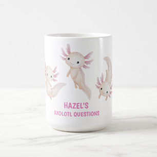 Mug Mignon Axolotl Aquarelle Questions Enfant Personna