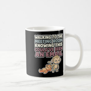 Mug Mignon bébé singe mème kawaii macaque japonais
