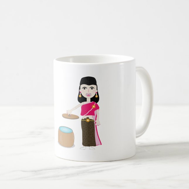 Mug mignon bouchon de dessin animé (Devant droit)
