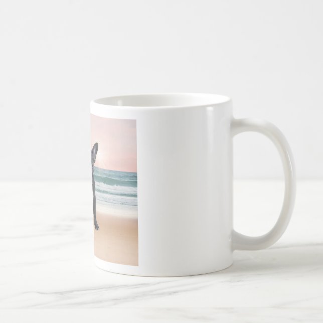 Mug Mignon Bouledogue Français Plage Soleil Eau (Droite)