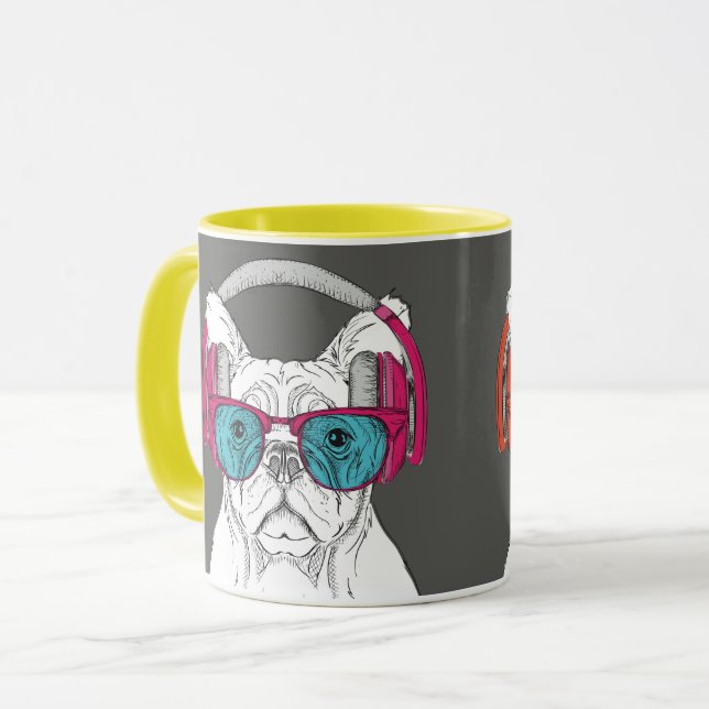 Mug mignon Bulldog (Devant gauche)