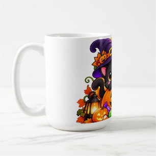 Mug Mignon Chat Noir Trick or Treat Halloween Effrayan