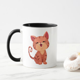 Mug Mignon Chaton Orange Tabby Tigre Chat Maman