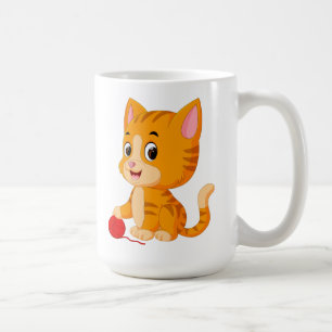 Mug Mignon Chaton Orange Tabby Tigre Chat Maman