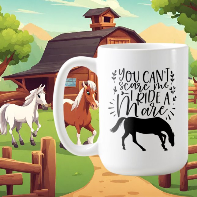 Mug mignon cheval amoureux de l'art des mots (Créateur téléchargé)
