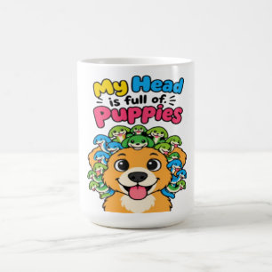 Mug Mignon Chien Medusa Mythologique Drôle Maillot de