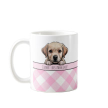 Mignon chiot Labrador Meilleure maman de chien Gin