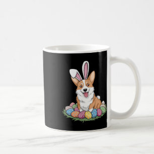 Mug Mignon Corgi Oreilles de Lapin Chasse aux œufs de