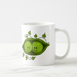 Mug Mignon Deux Petits Pois Dans Une Cosse