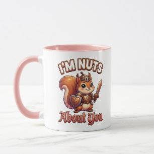 Mug Mignon Écureuil Chevalier de la Saint-Valentin – J