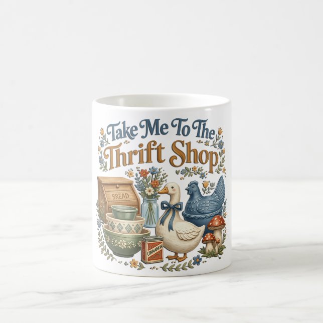 Mug Mignon Emmène-Moi Au Magasin De Seconde Main (Centre)