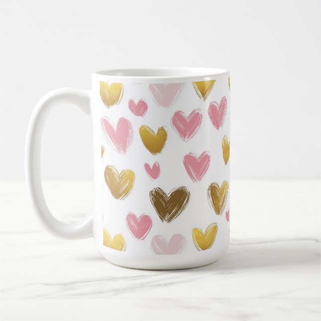Mug mignon et beau motif pour la Saint-Valentin (Gauche)