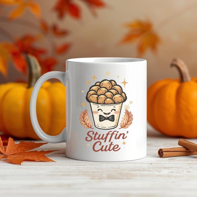 Mug Mignon farce - Blague drôle de farce de Thanksgivi (Créateur téléchargé)