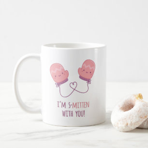 Mug Mignon frappé avec vous le calembour d'amour de