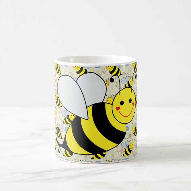 Mug Mignon gaffez l'abeille avec le motif (Centre)