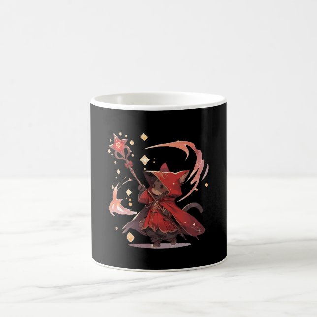 Mug Mignon Héros Chat Mage Rouge (Centre)