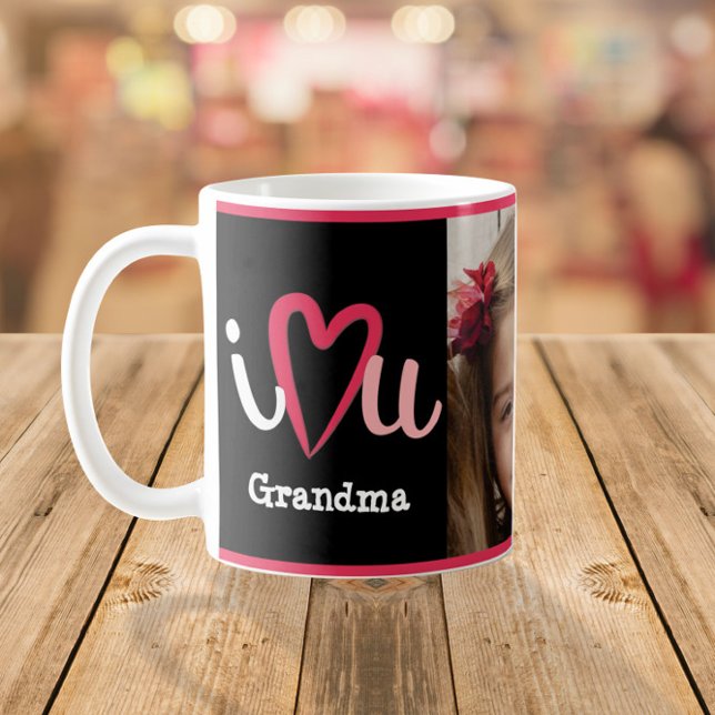 Mug Mignon Je t'aime Photo du Coeur (Créateur téléchargé)