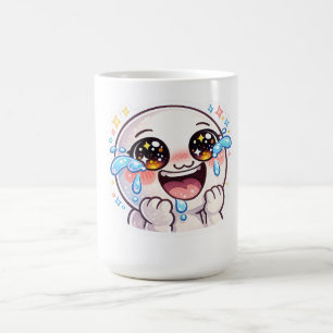 Mug Mignon Kawaii Qui Pleure De Rire Avec Des Larmes D