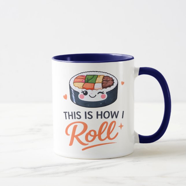 Mug Mignon Kimbap Amoureux de la nourriture coréenne R (Droite)