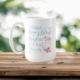 Mug mignon maman poème fille ajouter monogramme