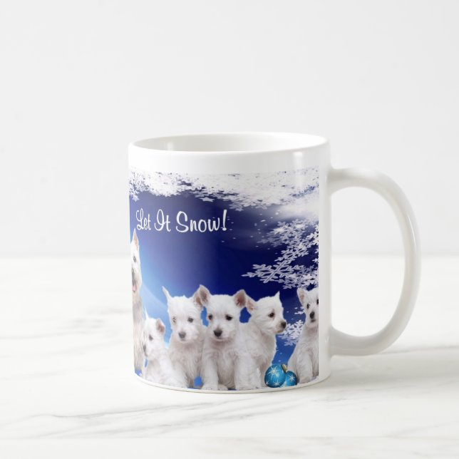 Mug Mignon, mignon ! Le chiot de Westie l'a laissé (Droite)