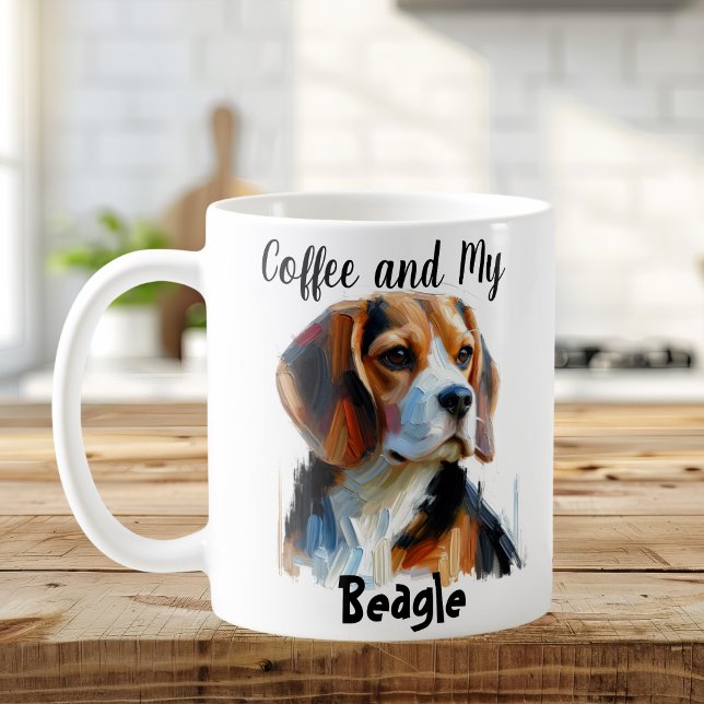 Mug Mignon Mon Beagle Personnaliser (Customize this Design with a few of your own Words)