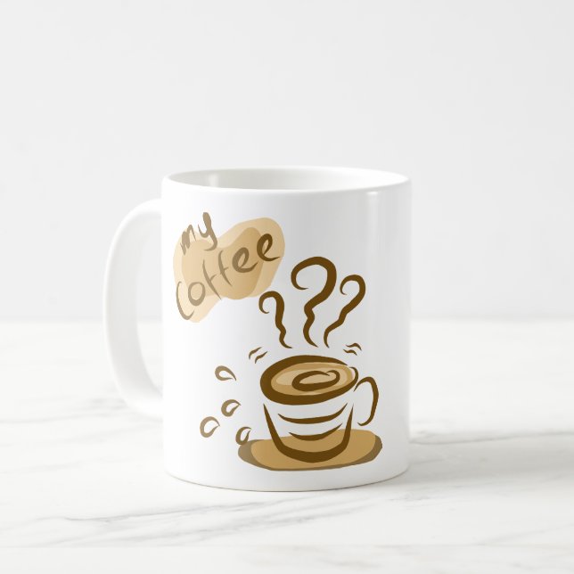 Mug Mignon Mon Cache-Théière Design Esthétique pour Am (Devant gauche)