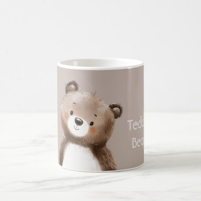 Mug Mignon Ourson Brun Blanc Mignon (Centre)
