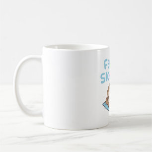Mug Mignon paresseux endormi se sentant paresseux