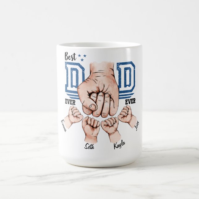 Mug Mignon Personnalisé Papa Fist Bump (Centre)