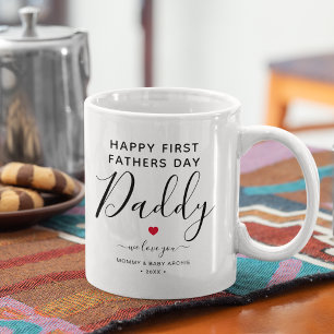 Mug Mignon Personnalisé "Première Fête des pères" Papa