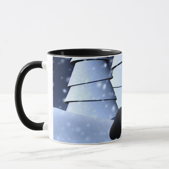 Mug Mignon pingouin marin d'hiver Art de vacances enne (Gauche)