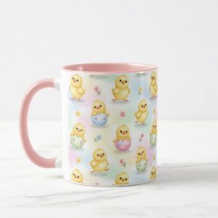 Mug Mignon poussin bébé aquarelle motif de Pâques