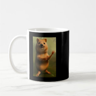 Mug mignon quokka doux animaux sourire dessin humorist