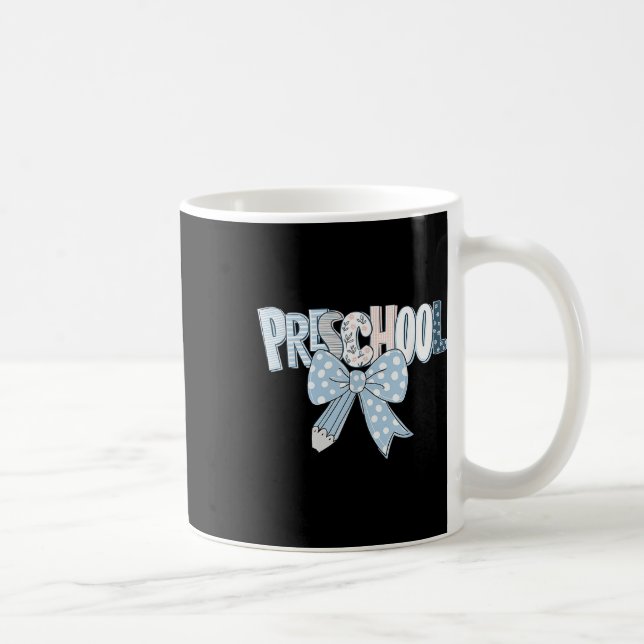 Mug Mignon Ruban De Coquette De Maternelle Crayon Fill (Droite)